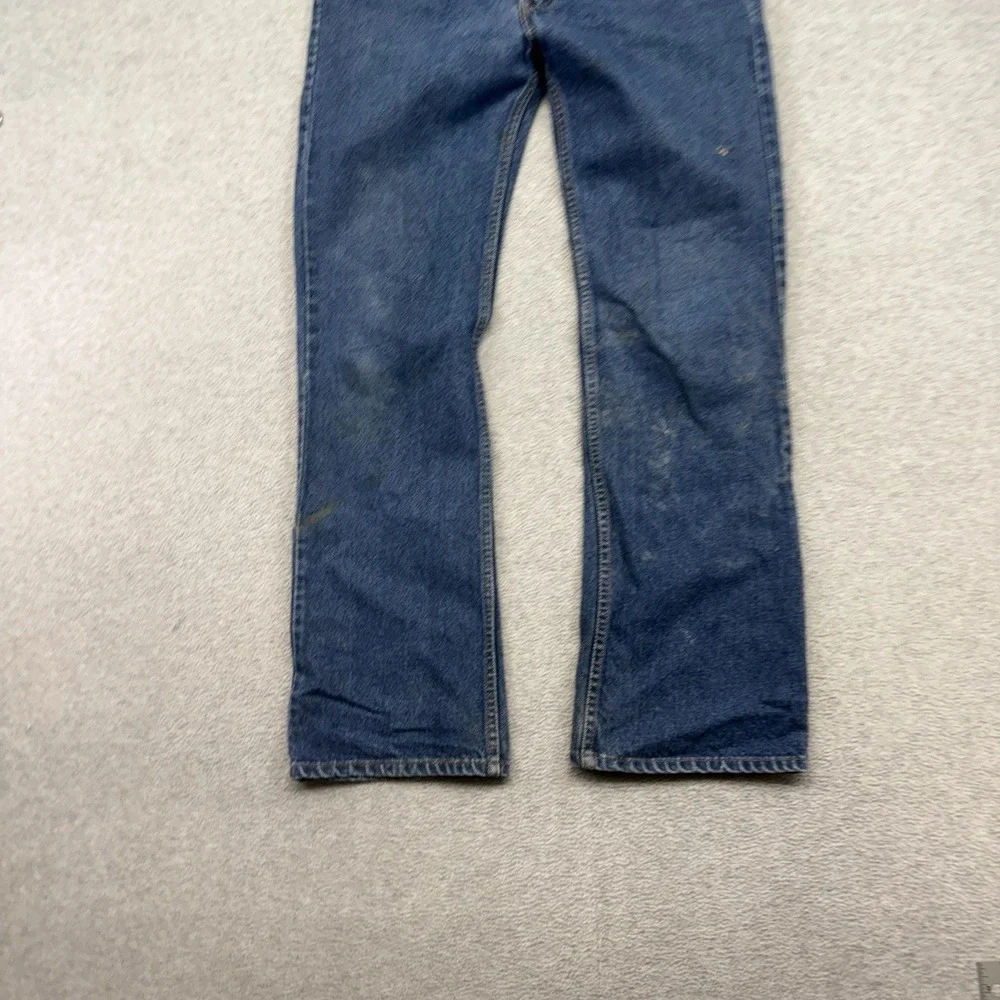 Vintage 90's Levi's 517 Orange Tab Denim Jeans 36x32 Vintage‎ Flare Orange Tab